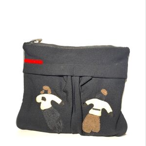 Prada Black Designer Nylon Crossbody Bag